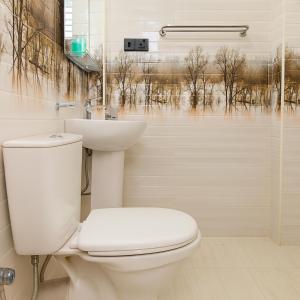 Skyport Villa Katunayaka في كاتوناياكى: حمام مع مرحاض أبيض ومغسلة +44 صورة