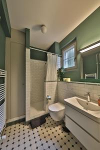 Koupelna v ubytování Union Lodge Berna