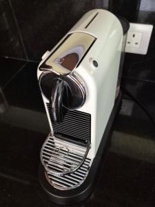 a close up of a toaster on a wall at Villa Dodo in Pereybere