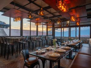 Restaurace v ubytování Moustache Hostel Gangtok