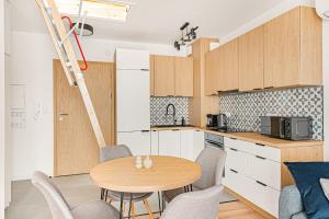 Køkken eller tekøkken på Cortaderia Haven - SPA & Parking