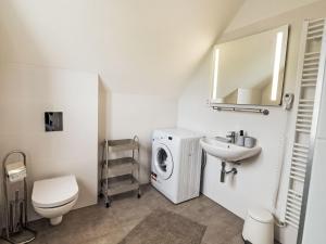 Holiday Home Lakeside Village 39 by Interhome في Lojzova Paseka: حمام مع حوض مرحاض وغسالة ملابس