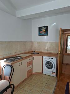 Η κουζίνα ή μικρή κουζίνα στο Aparments Ohrid