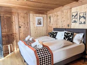 Postel nebo postele na pokoji v ubytování Apartment Steinbock-Stube by Interhome