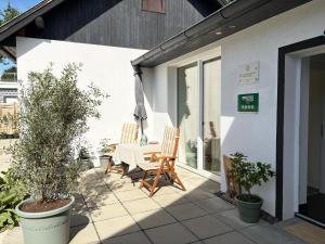 Balkón nebo terasa v ubytování Naturgartenurlaub in Steffis Ferienwohnungen