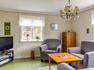 Χώρος καθιστικού στο Holiday Home Svenstorp by Interhome