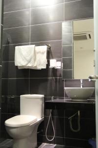 Koupelna v ubytování M Design Hotel @ Seri Kembangan