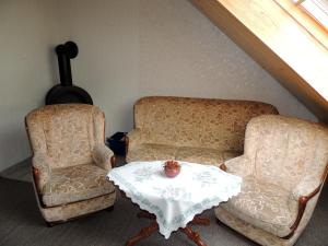 Posezení v ubytování Gästehaus Am Hirtenberg