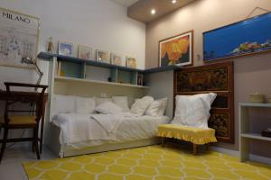 Postel nebo postele na pokoji v ubytování Milano B&B