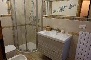 Koupelna v ubytování Milano B&B + 27 fotografií