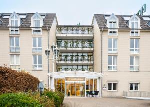 El edificio en el que está el hotel