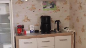 Kuchyň nebo kuchyňský kout v ubytování NEU! Ferienwohnung Unterfranken