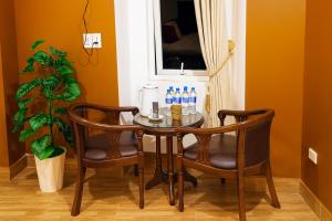 Posezení v ubytování Thu Hiền hotel Gần Chợ có Máy Chiếu