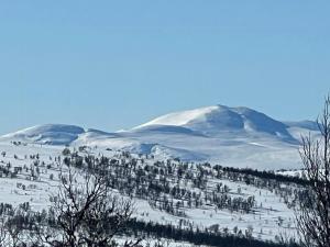 Nespecifikovaný výhled na hory nebo výhled na hory při pohledu z prázdninového domu