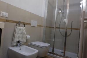 Koupelna v ubytování Milano B&B