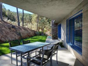 Αίθριο ή υπαίθριος χώρος στο Casa Rural Madre del Agua. Finca El Robledillo