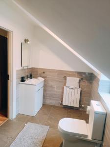 Koupelna v ubytování Suíomh Álainn