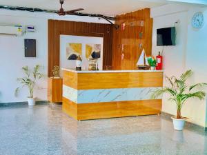 Lobbyen eller receptionen på Kora Royale Serviced Apartment