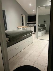 Η κουζίνα ή μικρή κουζίνα στο Enevångens lgh +4 φωτογραφίες