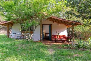 Κήπος έξω από το La Agustina, cabaña en la naturaleza de Barichara