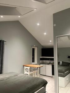 Η κουζίνα ή μικρή κουζίνα στο Enevångens lgh