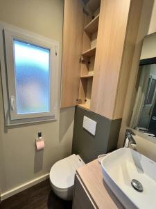 Ένα μπάνιο στο Gîte avec Terrasse et parking privé