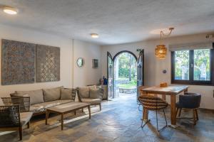 Posezení v ubytování Villa Spartias