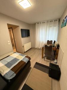 TV a/nebo společenská místnost v ubytování NEON Apartements