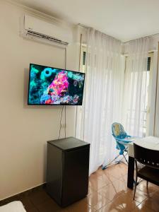 Μια τηλεόραση ή/και κέντρο ψυχαγωγίας στο Adriatic Breeze1BR - Potka Apartments