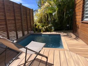 Бассейн в PomKalbas - Les lodges Racines é Zel или поблизости +29 фотографий