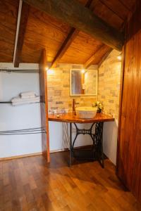 Η κουζίνα ή μικρή κουζίνα στο El Piul Posada Serrana