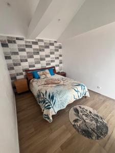 Ένα ή περισσότερα κρεβάτια σε δωμάτιο στο Azure Estrella do Porto