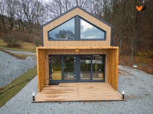 Bygningen som chaletet ligger i