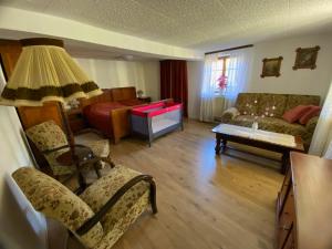 Χώρος καθιστικού στο chez salome et fritz