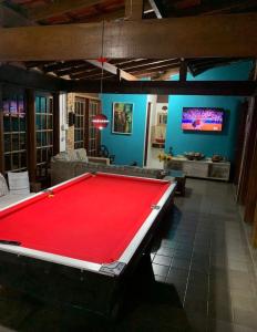 Billardbord på Refúgio do Rio