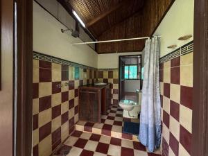 Koupelna v ubytování Bamboo Garden Villas