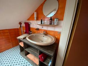 Koupelna v ubytování Burgblick Stube + 27 fotografií