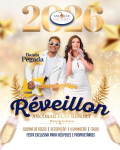 ein Flyer zur Werbung für ein neues Restaurant in der Unterkunft Ancorar Porto de Galinhas in Porto De Galinhas