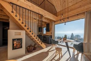 TV a/nebo společenská místnost v ubytování Pod Žítkovským vrchem