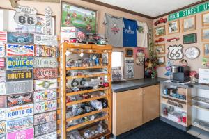 Η κουζίνα ή μικρή κουζίνα στο Wigwam Motel