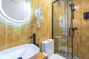 Koupelna v ubytování Chaumel Principal