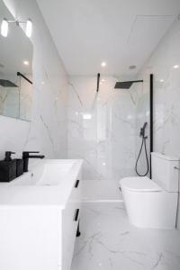 Koupelna v ubytování Emplacement exceptionnel Deux Chambres AC WIFI