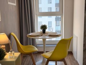 Et opholdsområde på S Stay Apartments