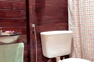 Koupelna v ubytování Cabaña Los Nonos + 21 fotografií