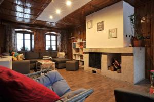 Χώρος καθιστικού στο Sauna Chata BedRich