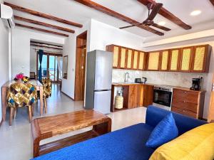 Η κουζίνα ή μικρή κουζίνα στο Just Heaven Apartments