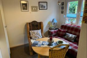 Un lugar para sentarse en Ferienwohnung 2 – Gemutlich & komfortabel im Erdgeschoss