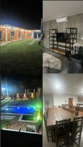 a collage of four pictures of a house at Cerquita del Cielo in San Bernardino +11 photos