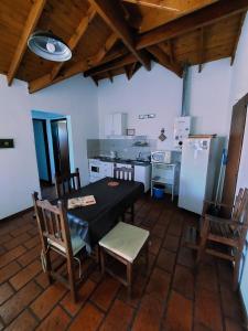 Η κουζίνα ή μικρή κουζίνα στο Cabañas Babin Kuk