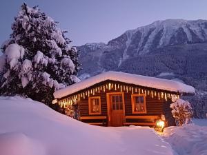 Frühstückspension Sunnhäusl v zimě